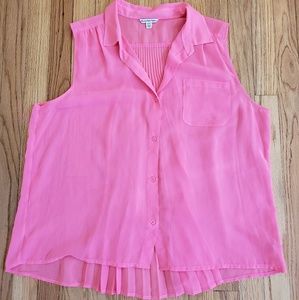 American Eagle Pleated Back Top